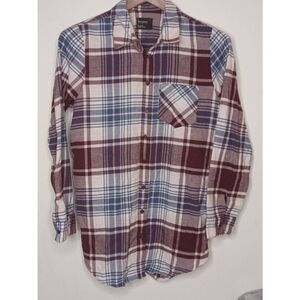Free Press Long Sleeve Super Soft Flannel Size SMT035